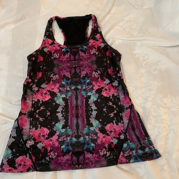 Fabletics Multicolor Blot Racer Back Tank - Picture 1 of 10